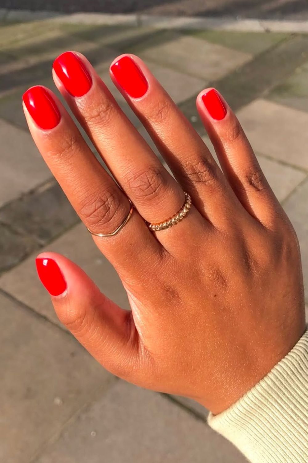 Bright Round Red