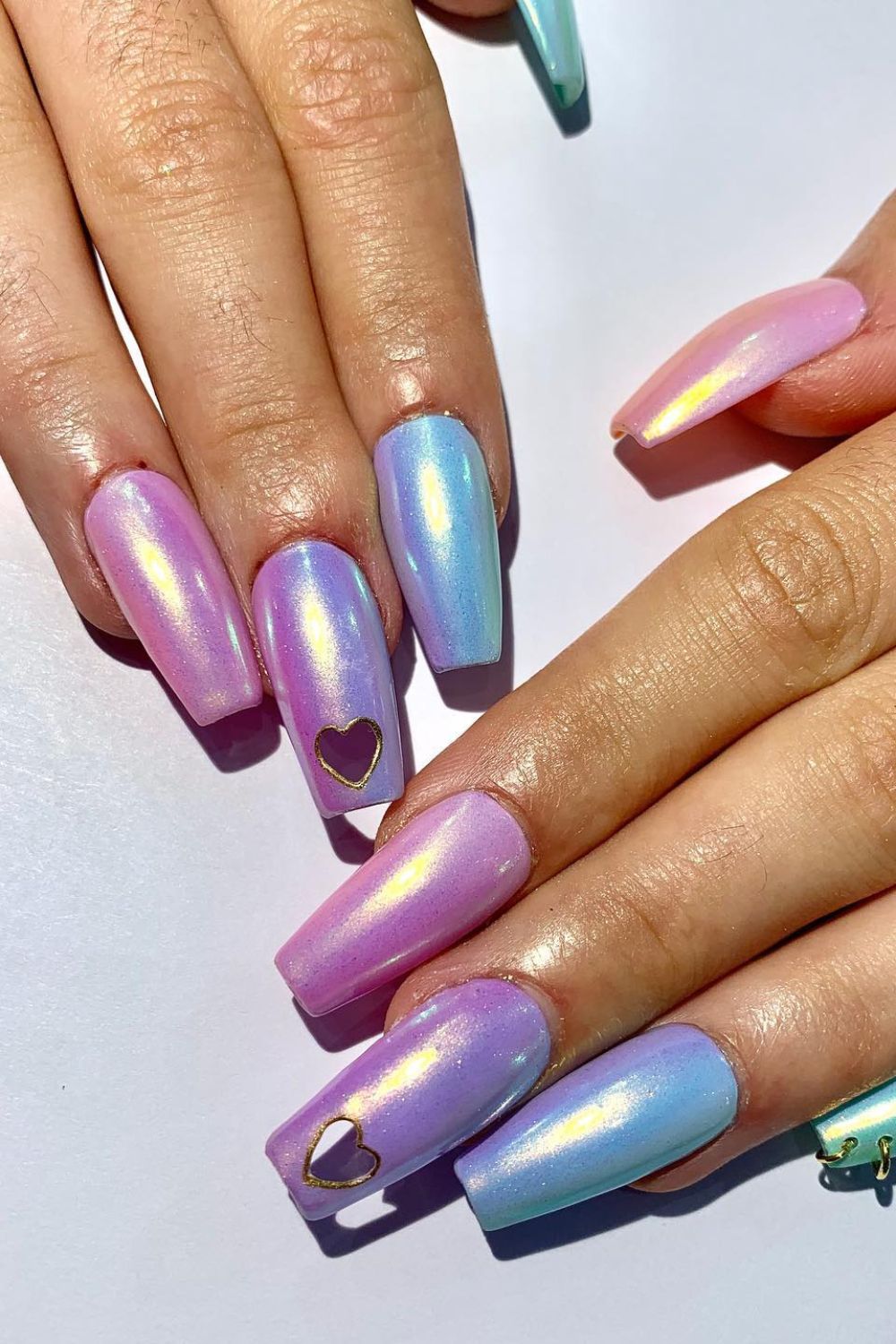 Pastel Chrome Ombre