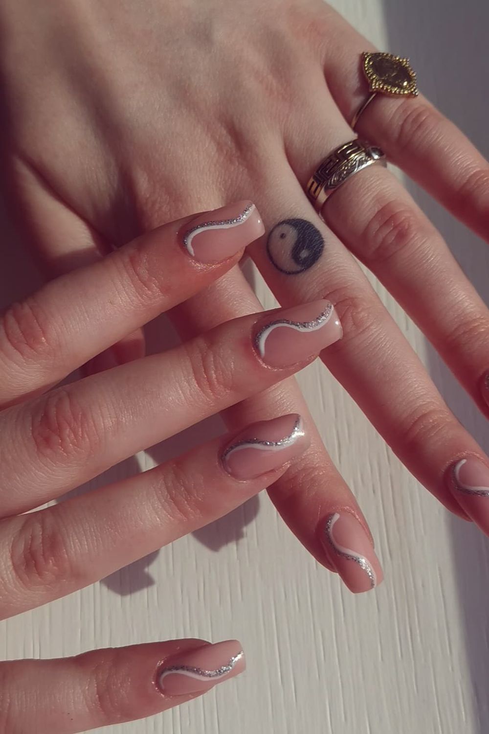 Silver Wave Accents