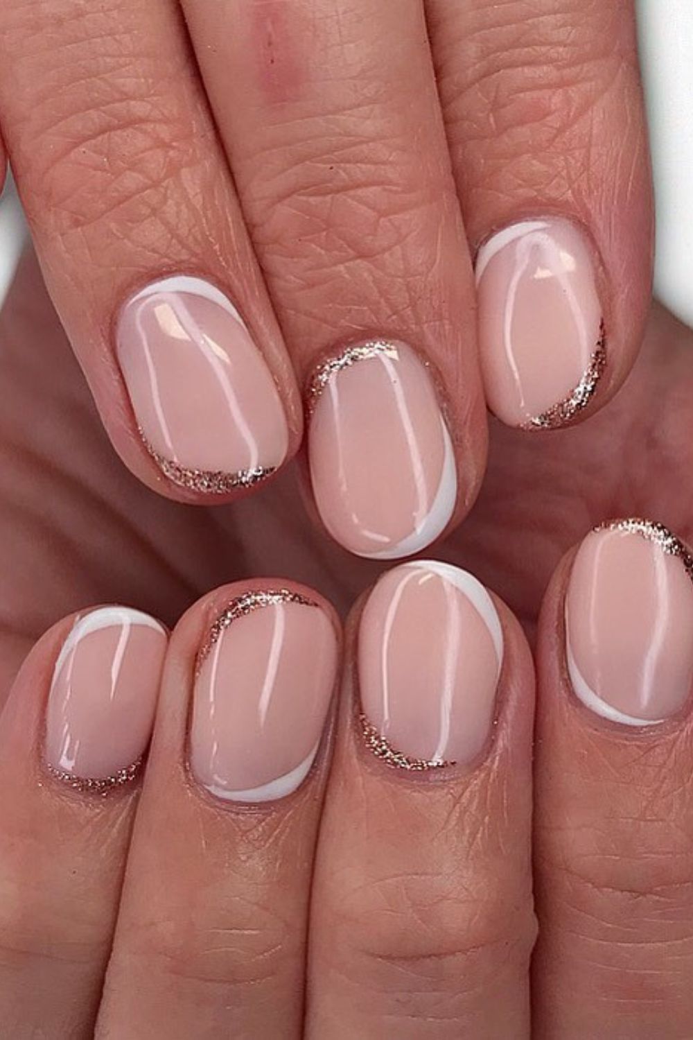 Glitter And French Mix