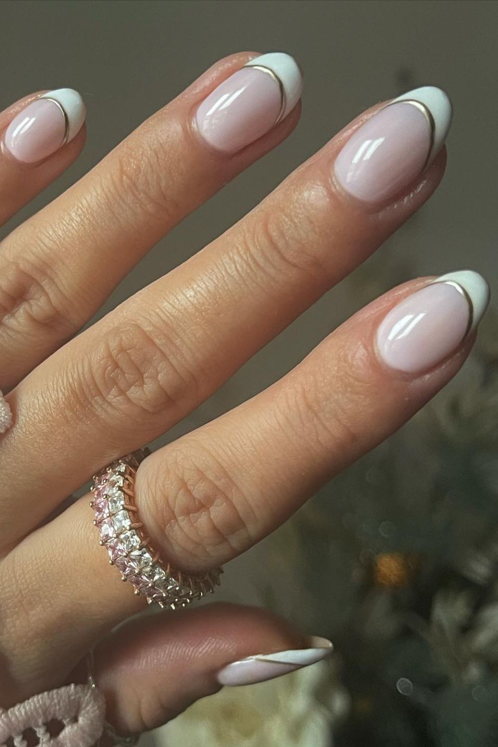 White And Gold French