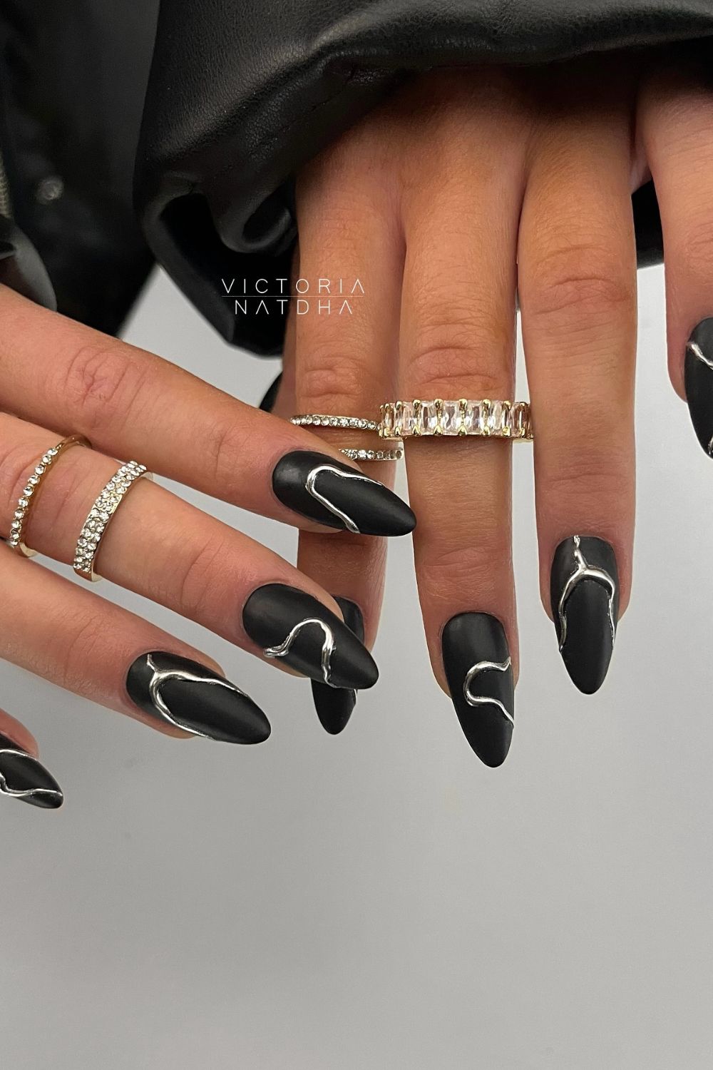 Matte Silver Lines