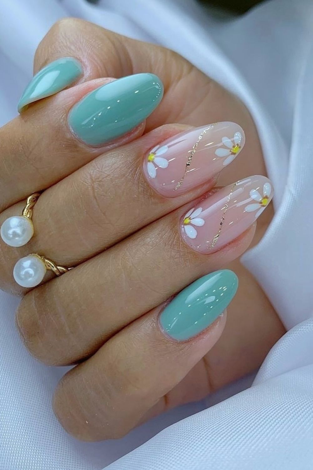 Soft Green And Floral Mix
