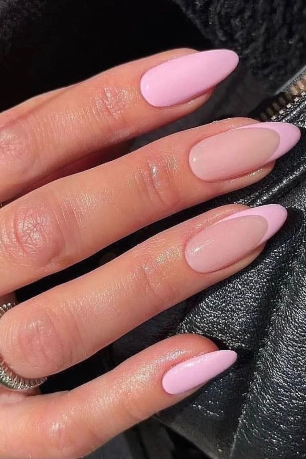 Two-Tone Pastel Pink