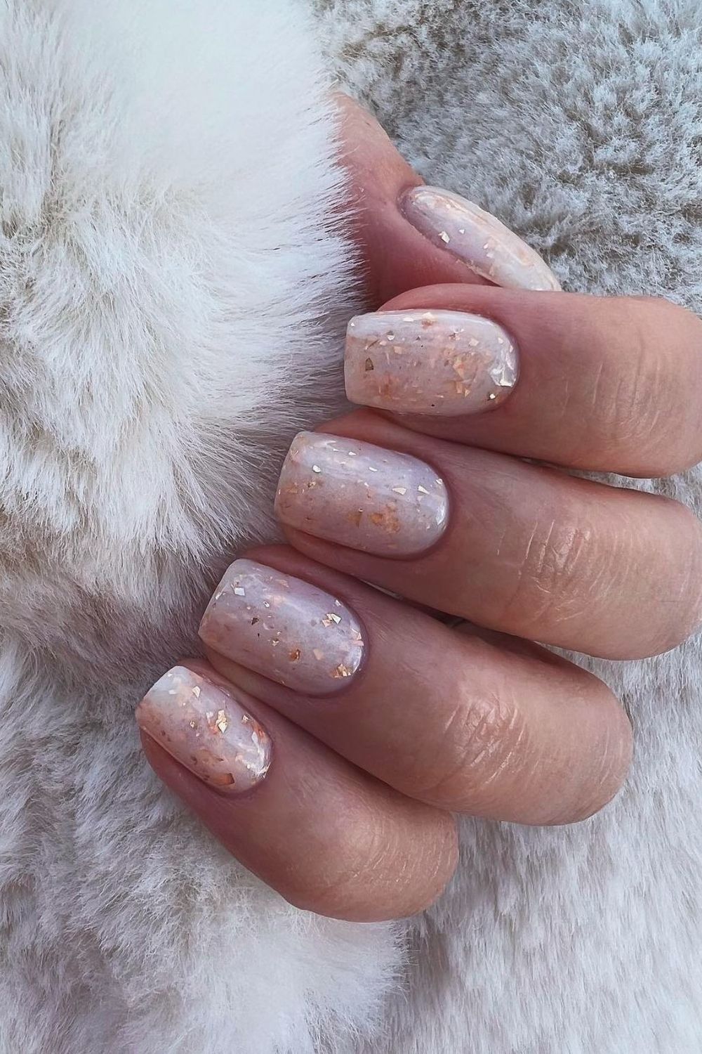 Neutral Glitter Ombré