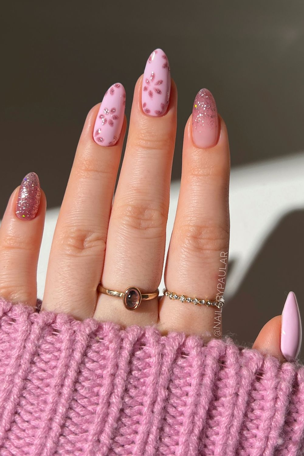 Glitter Blossom Pink