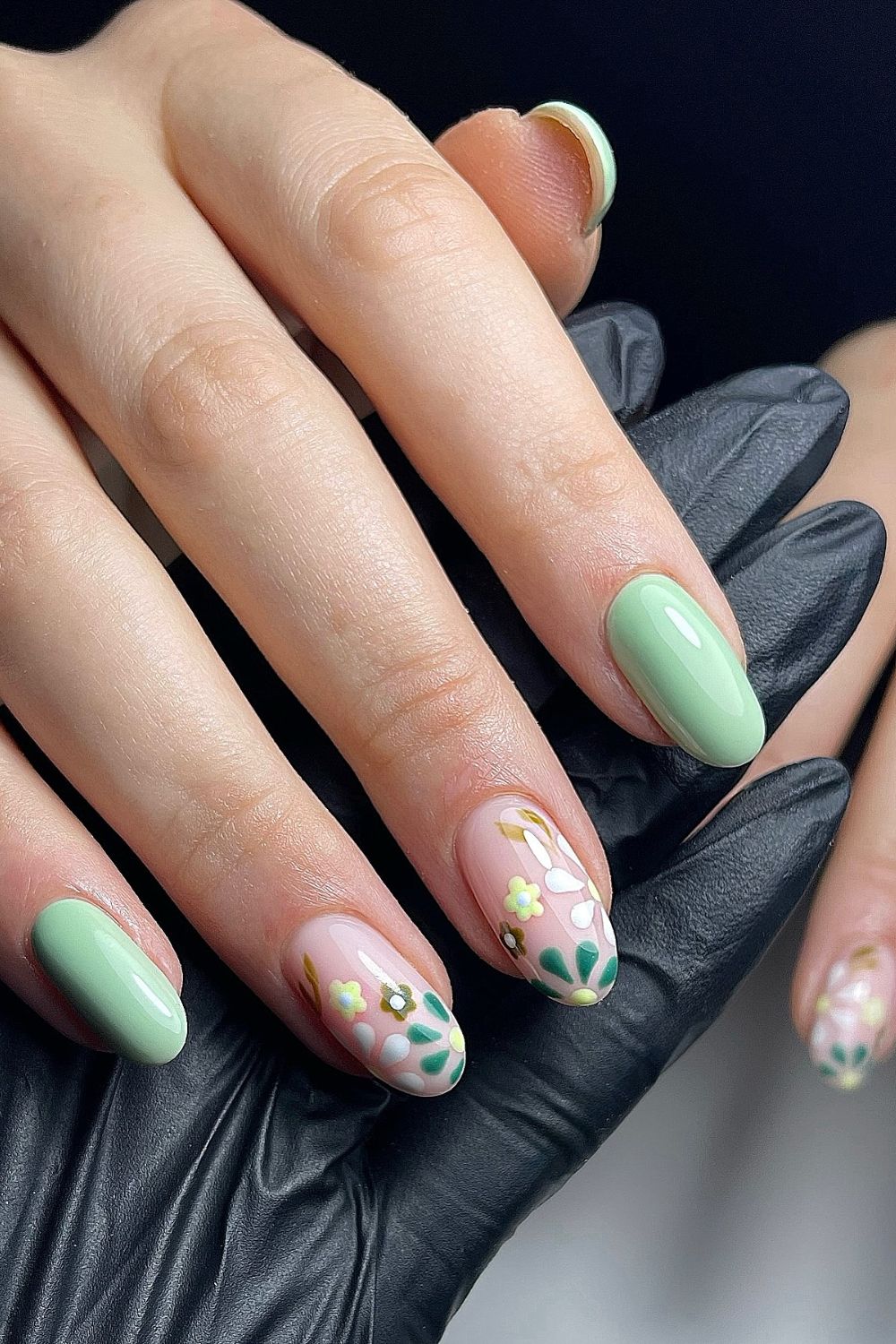 Fresh Green Florals