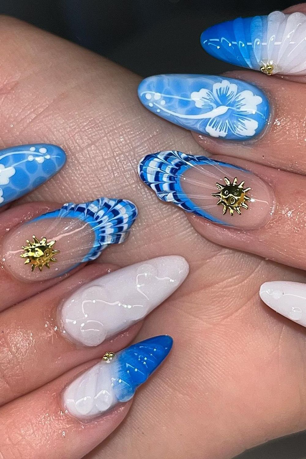 Hibiscus Ocean Shells