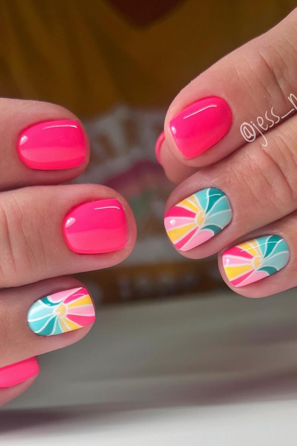 Retro Sunshine Waves