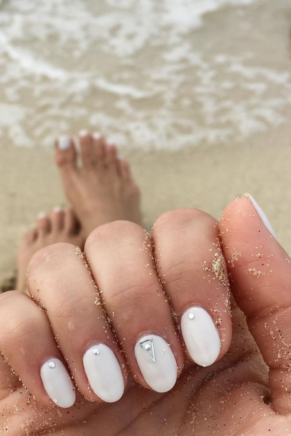 Beachside Metallic Dots