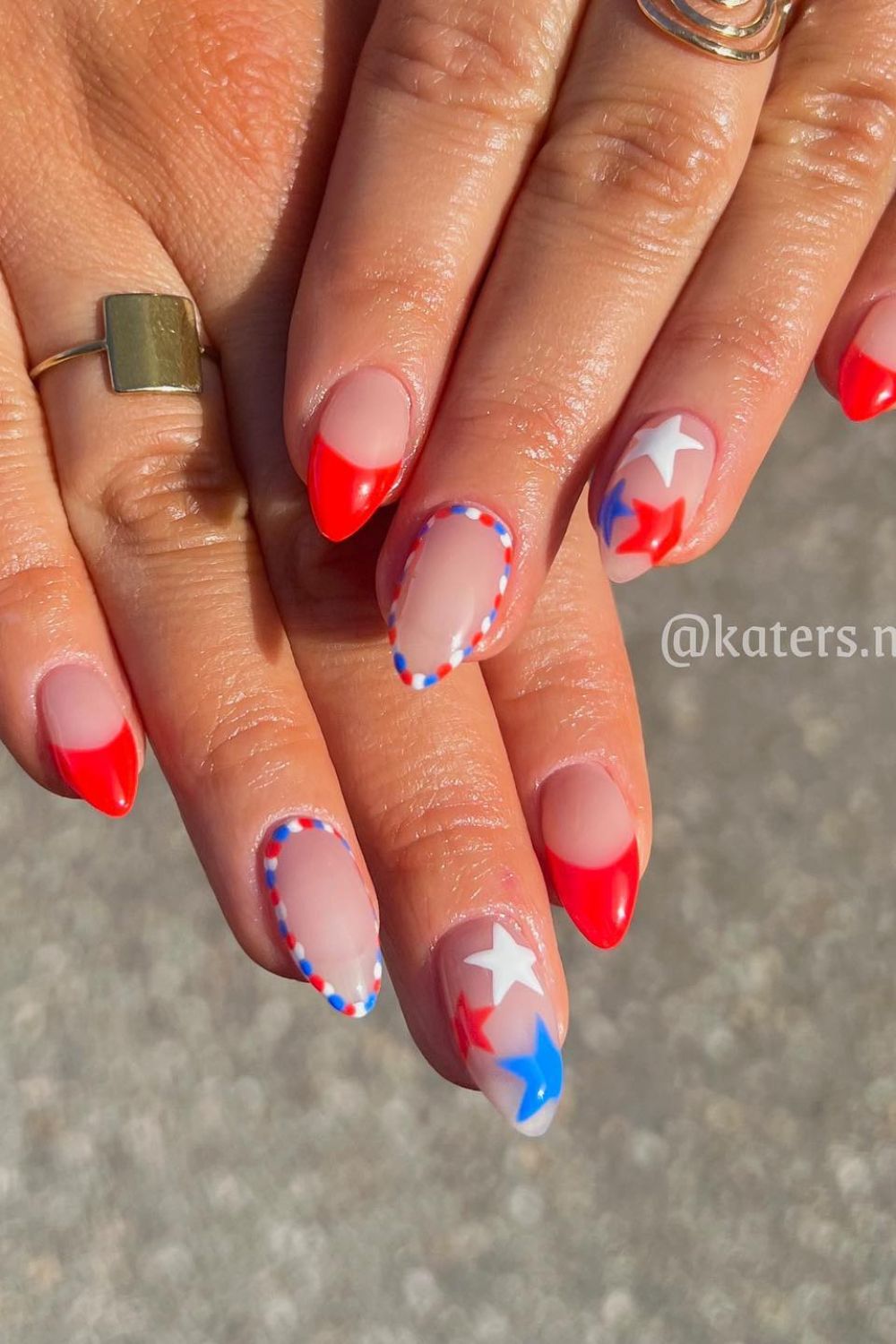 Patriotic French Fade