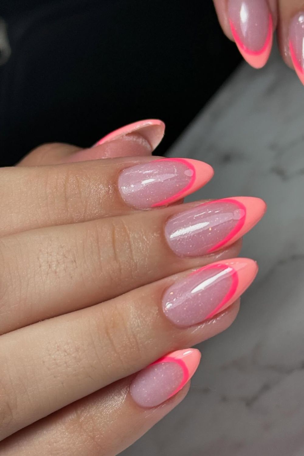 Glossy Pink Outline
