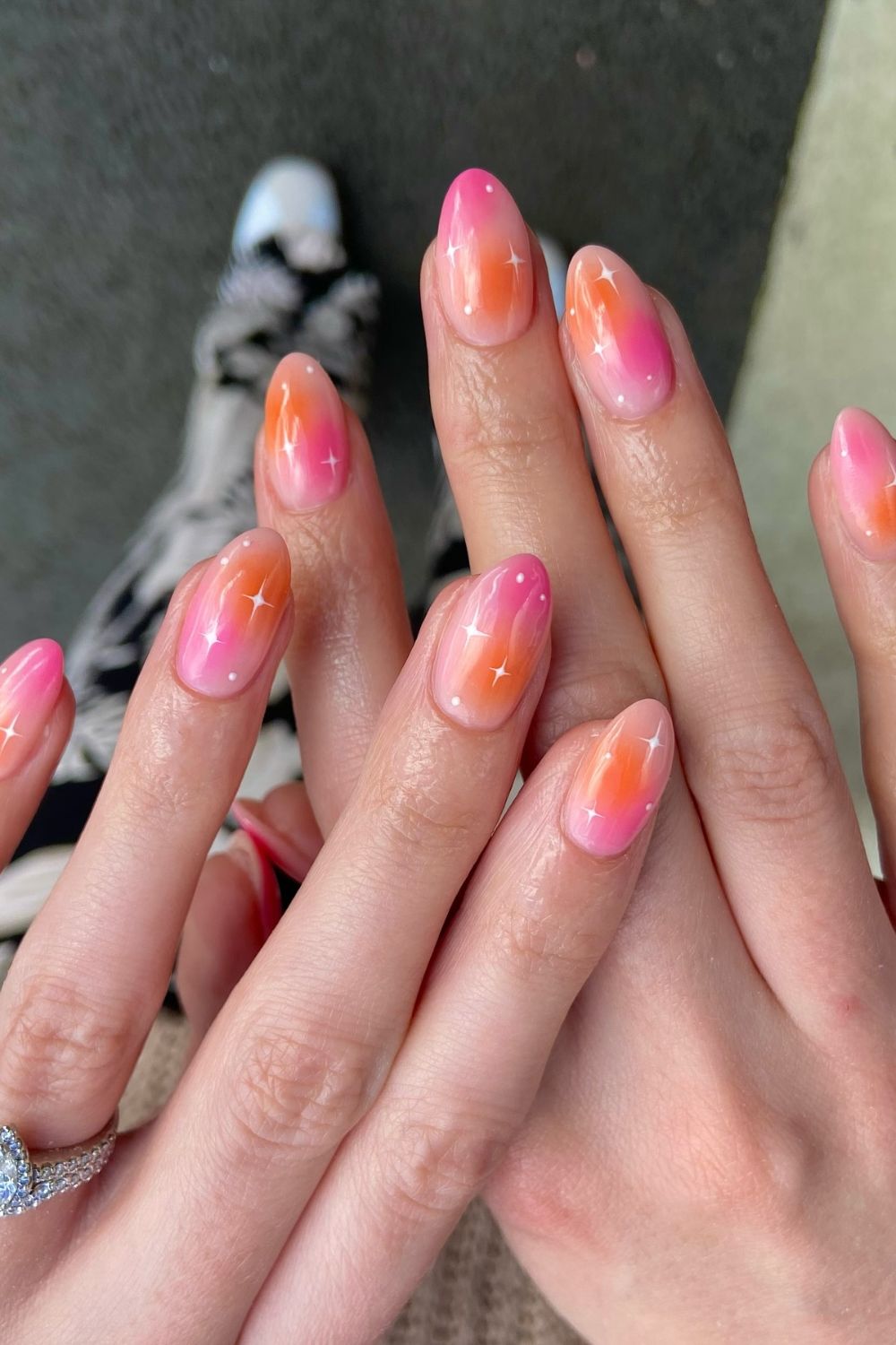 Sparkling Sunset Fade