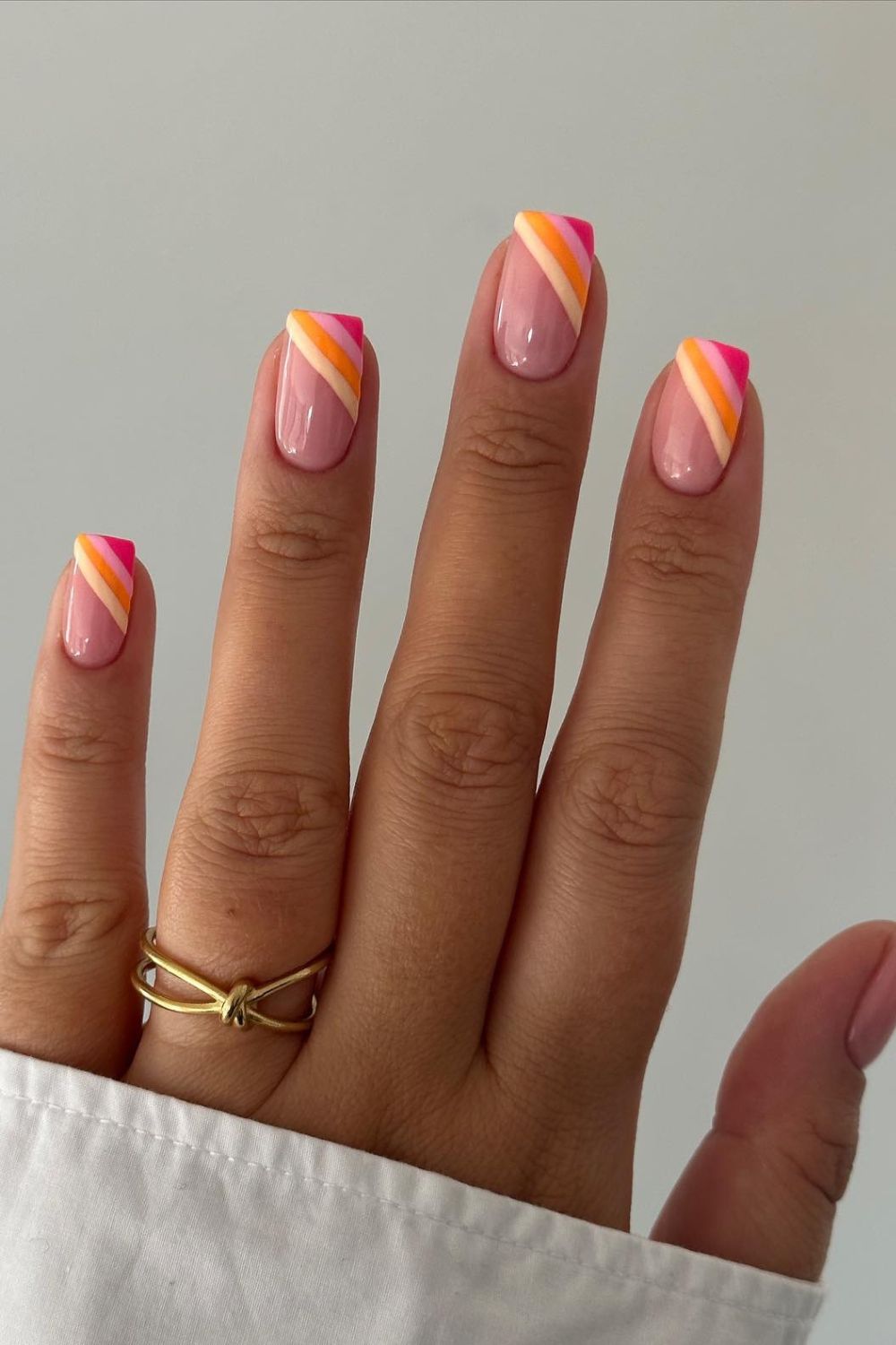 Candy Stripe Tips