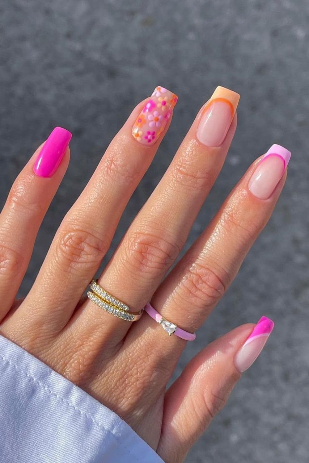 Daisies and French Tips