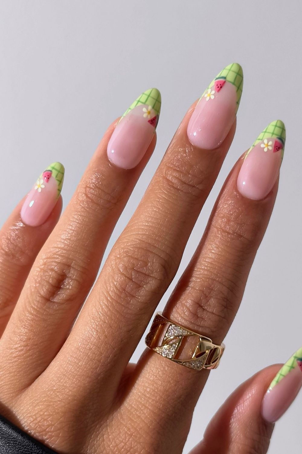 Fruity Picnic French Tips