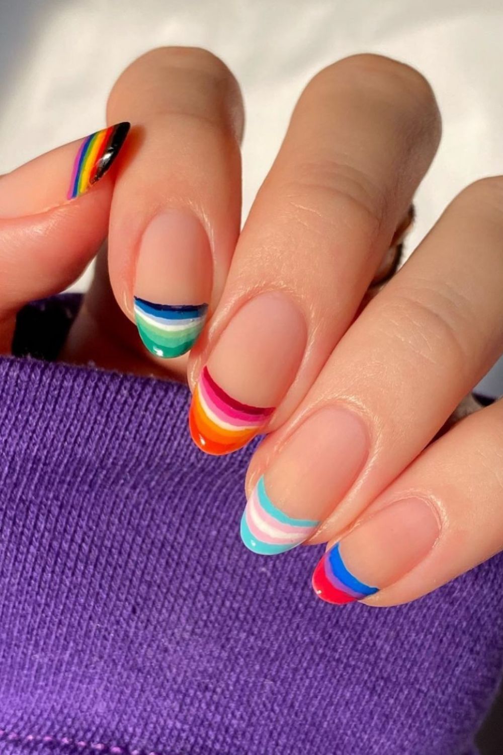 Rainbow Stripe Layers