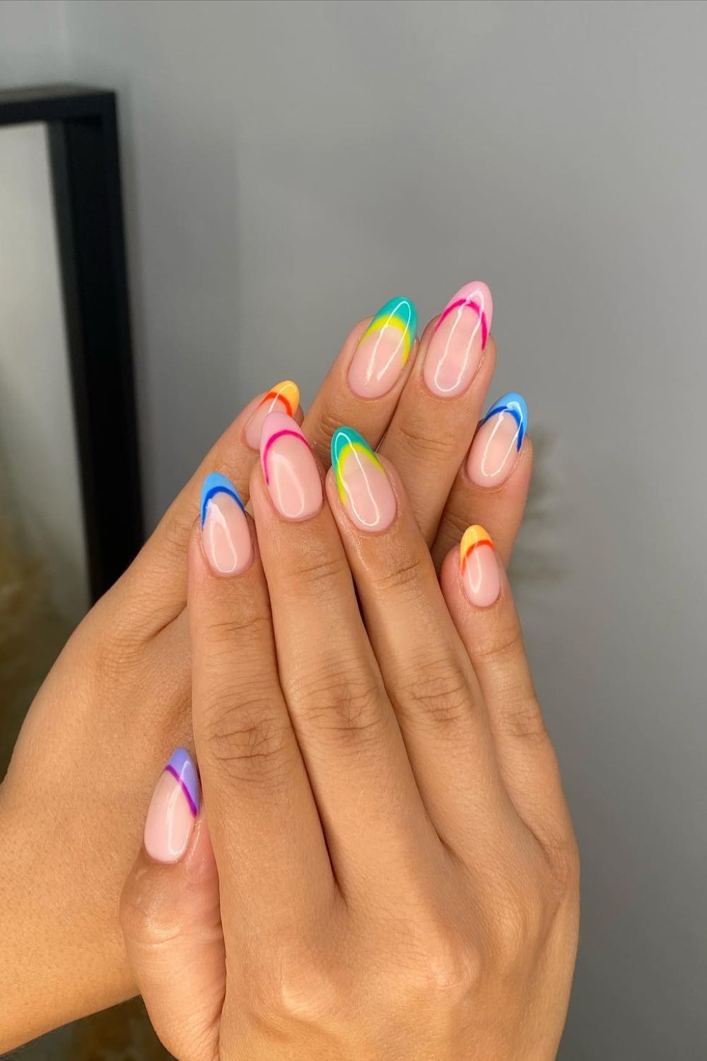 Swirled Neon Highlights