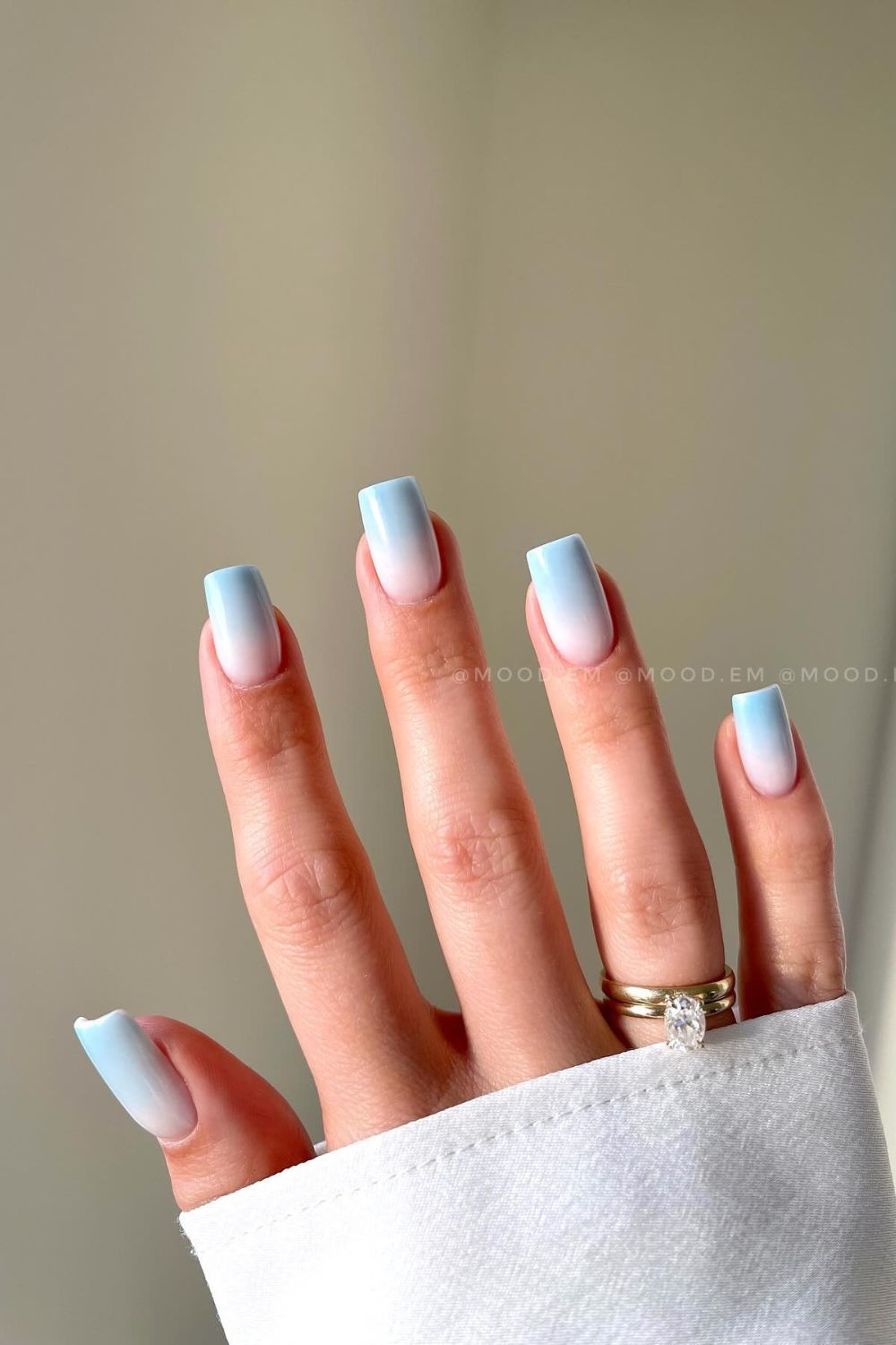 Powder Blue Fade