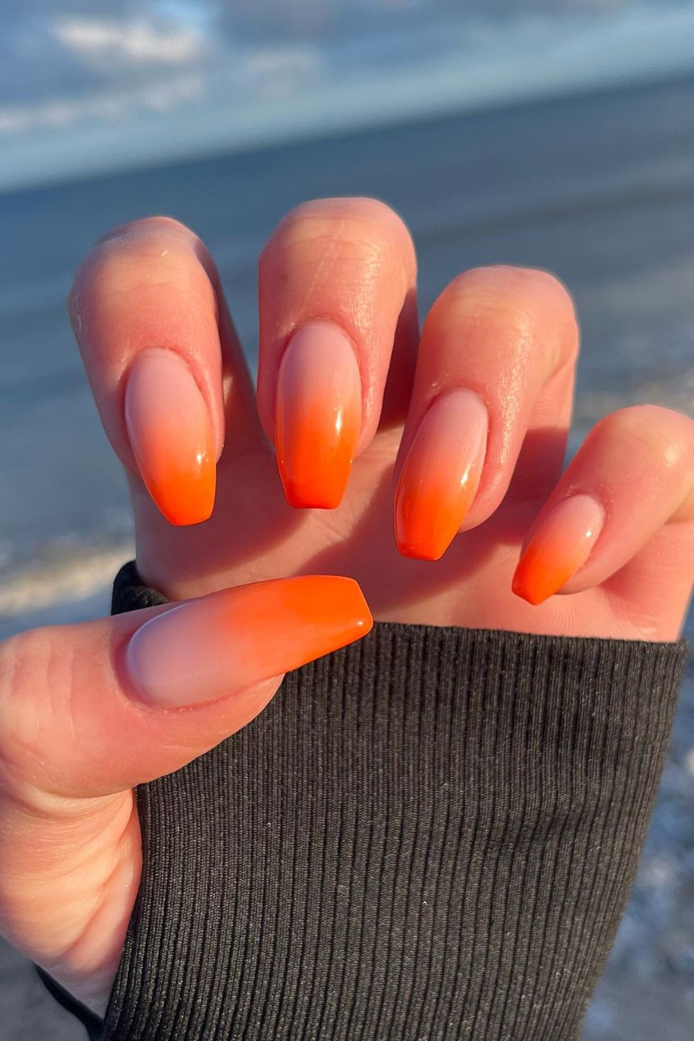 Tangerine Square Fade