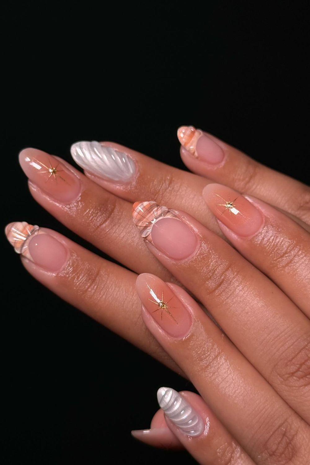 Shimmering Shell Tips