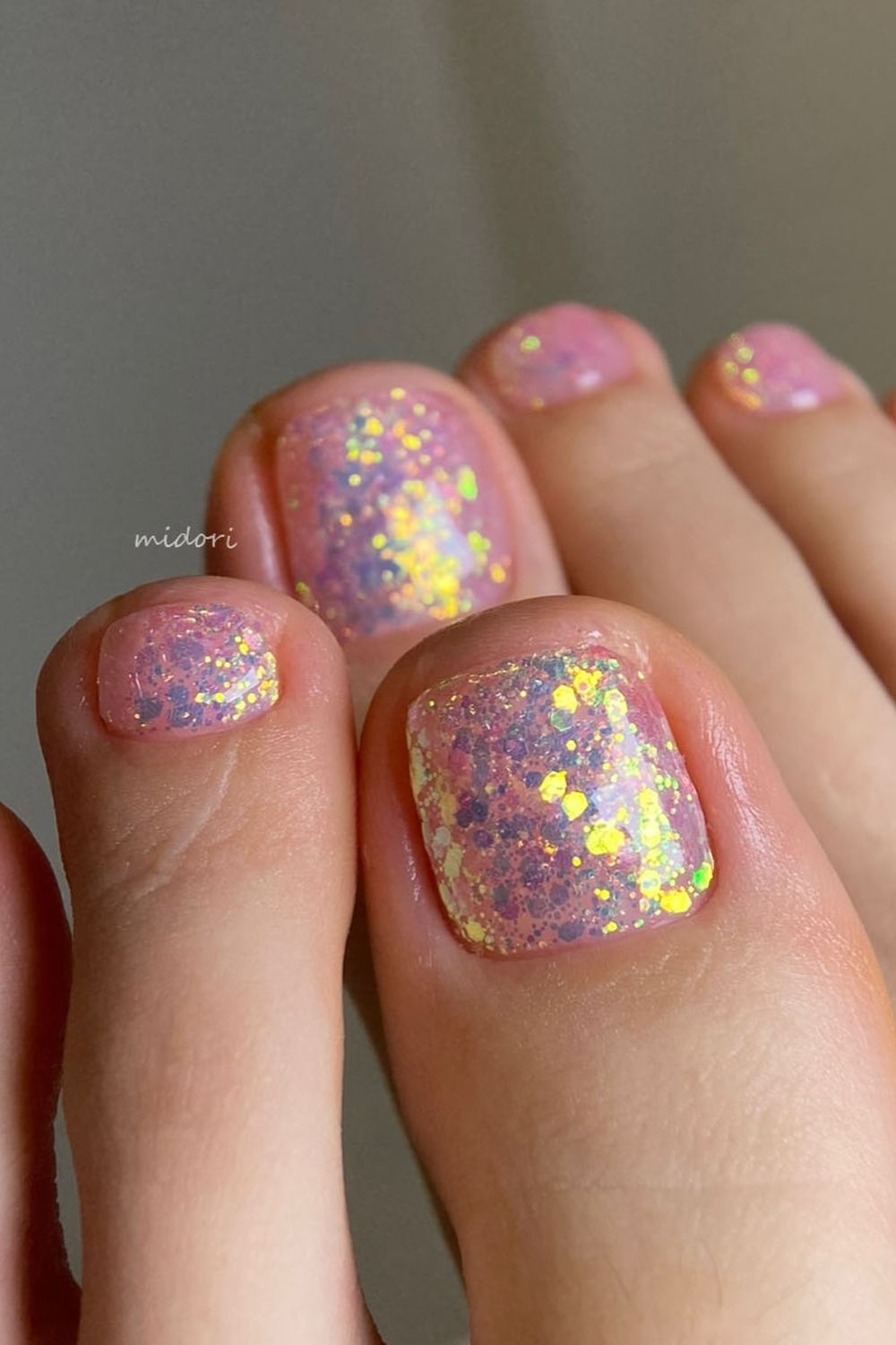 Glitter Pink Glaze