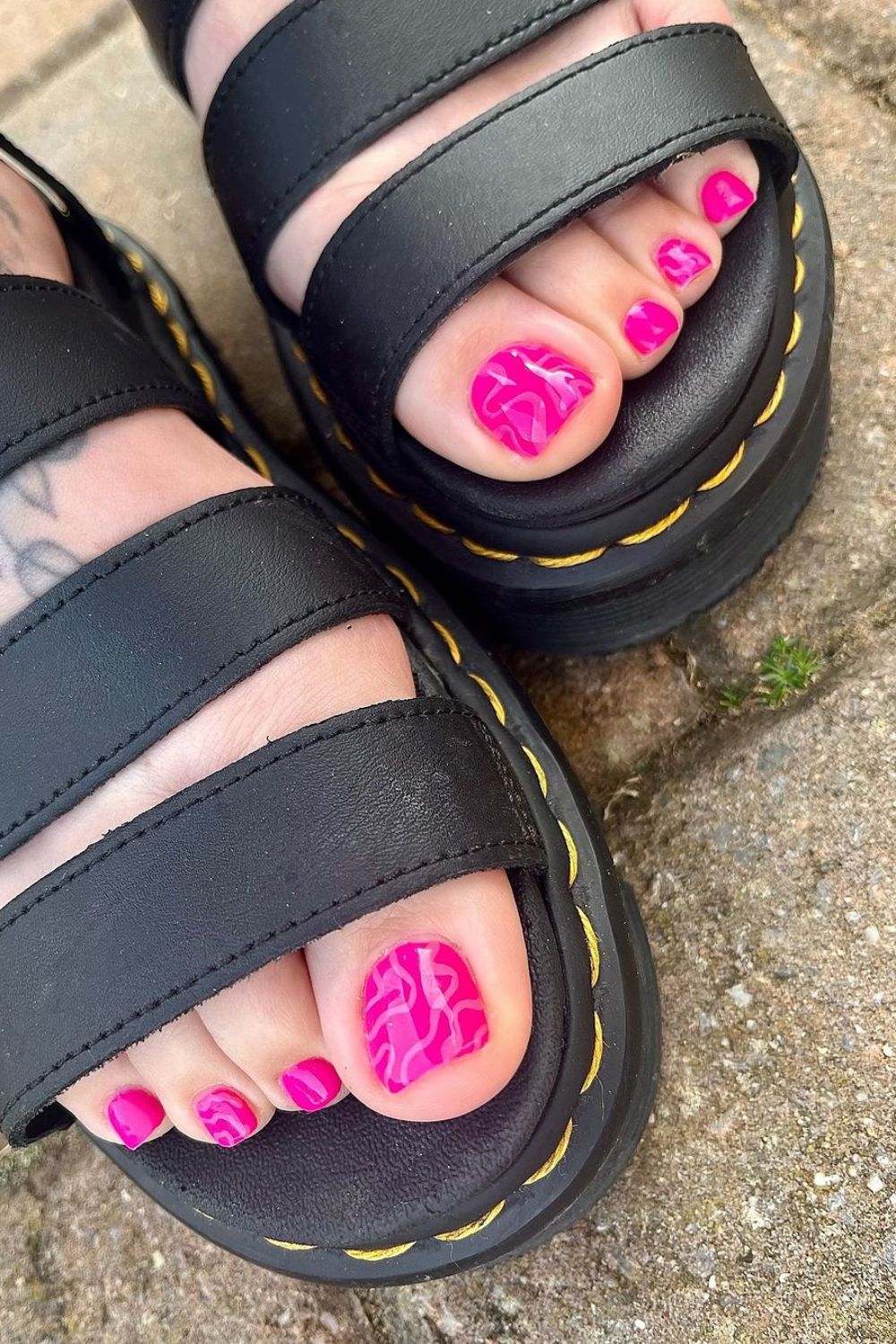 Hot Pink Waves