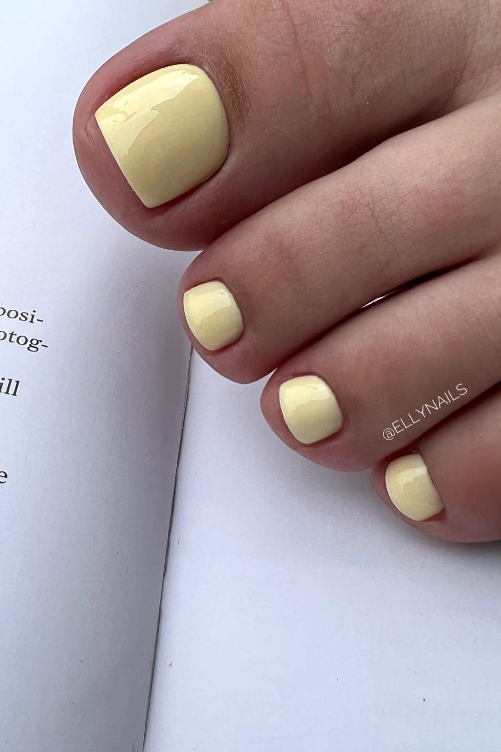 Creamy Pastel Yellow
