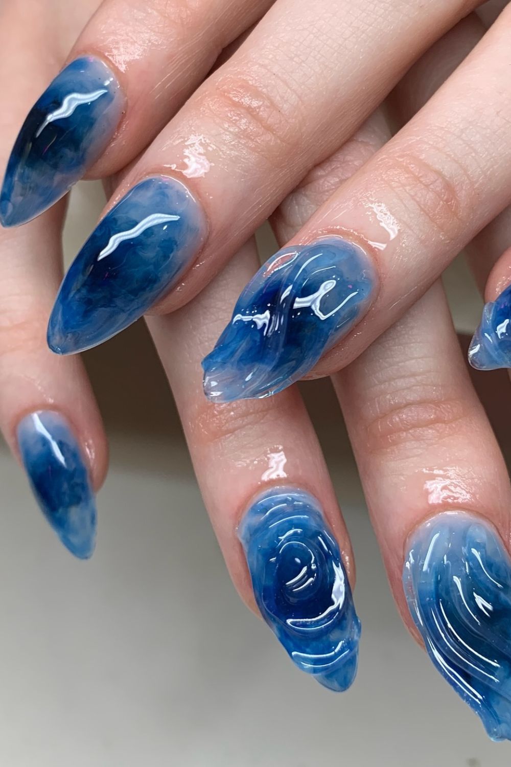 Textured Ocean Depth