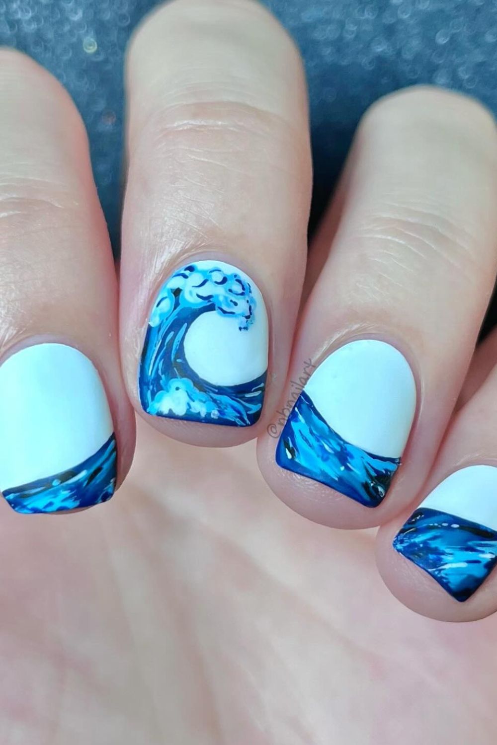 Painted Wave Scene