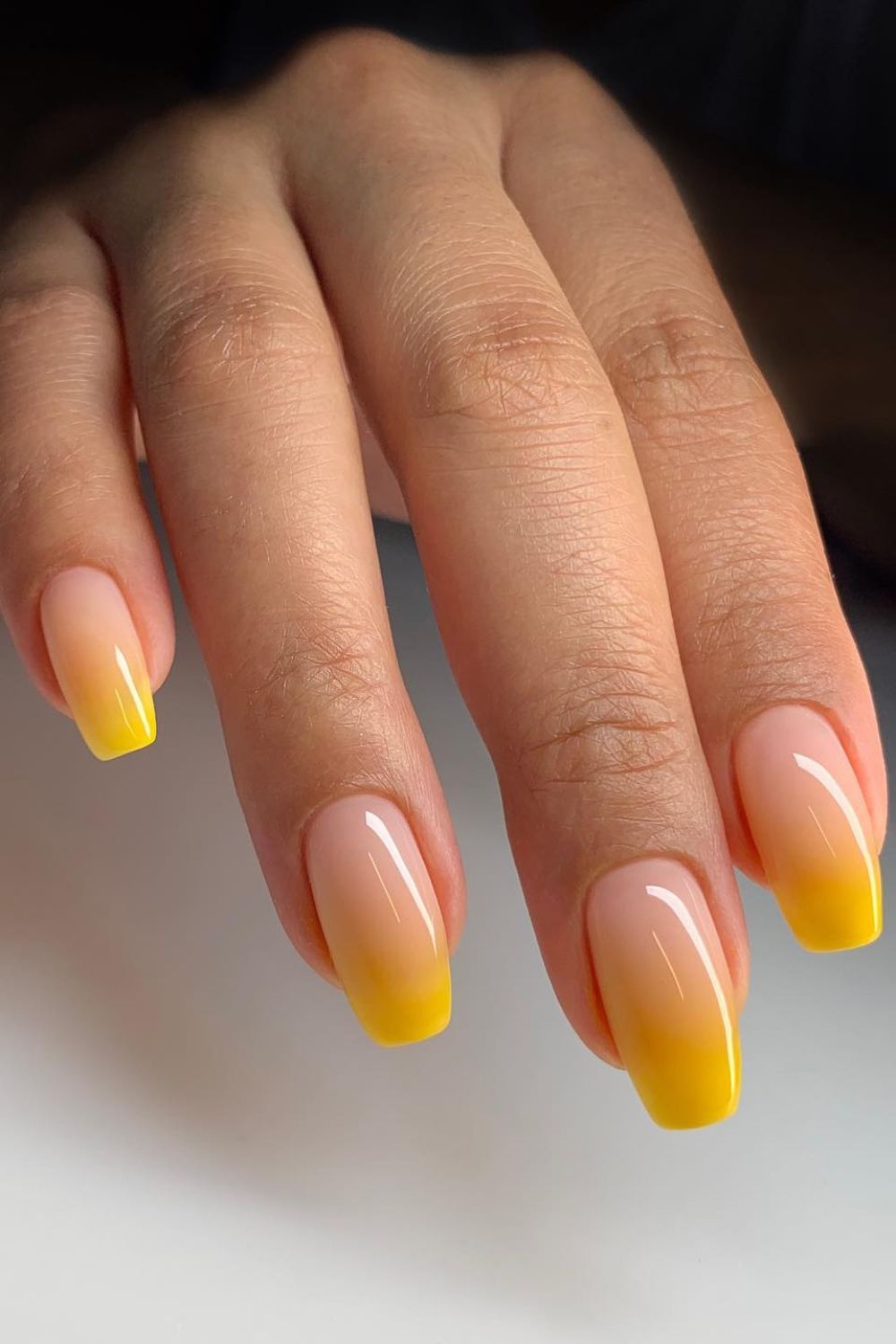 Soft Yellow Ombre