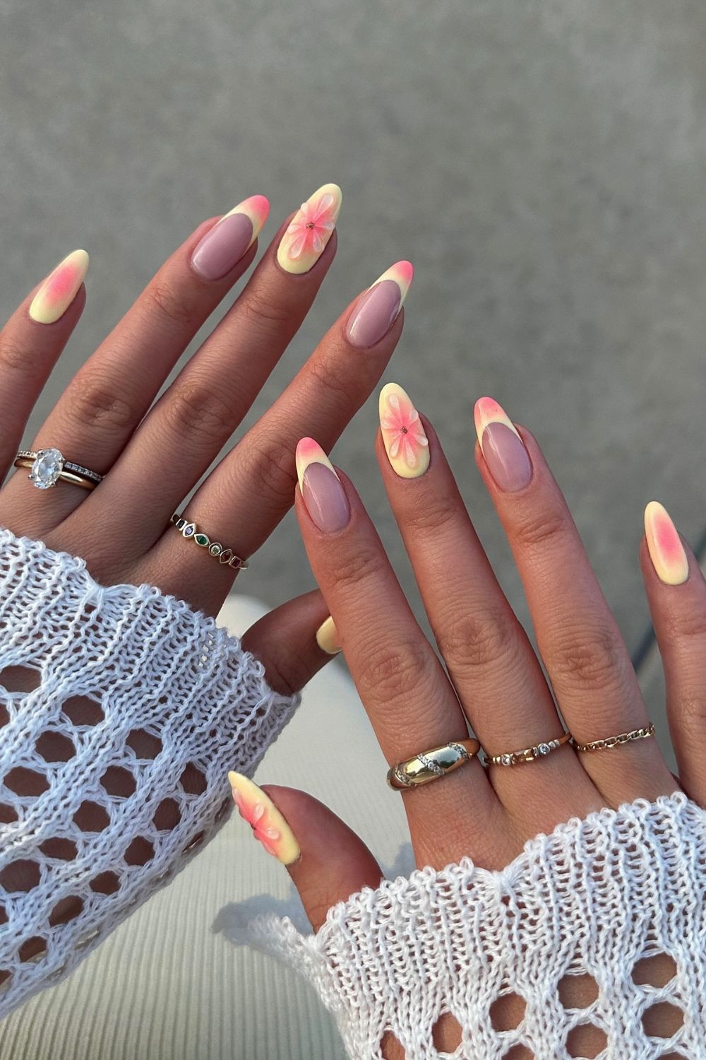 Sunset Flower Fade