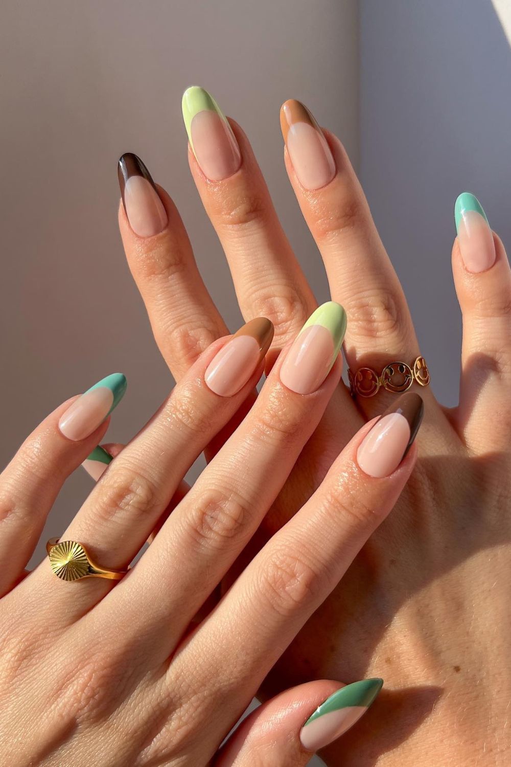 Earthy French Tips