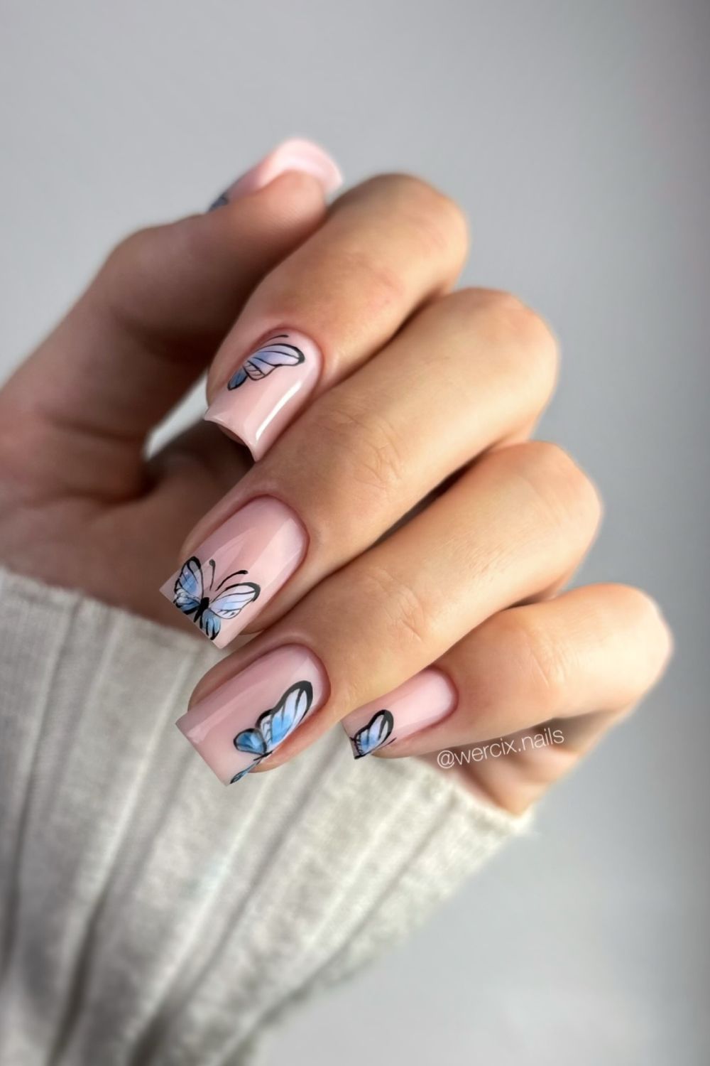 Soft Square Blue