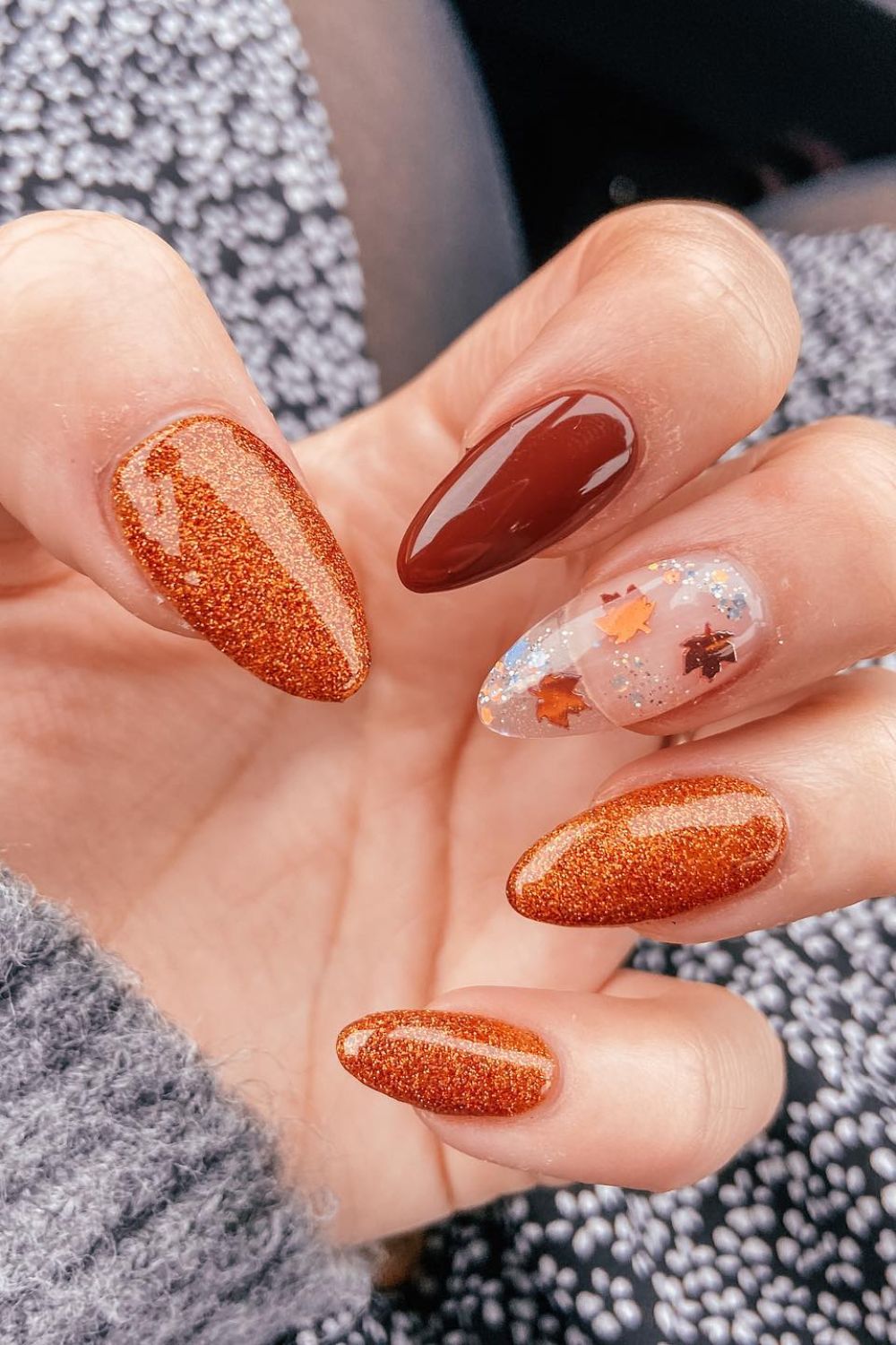 Glitter and Leaves