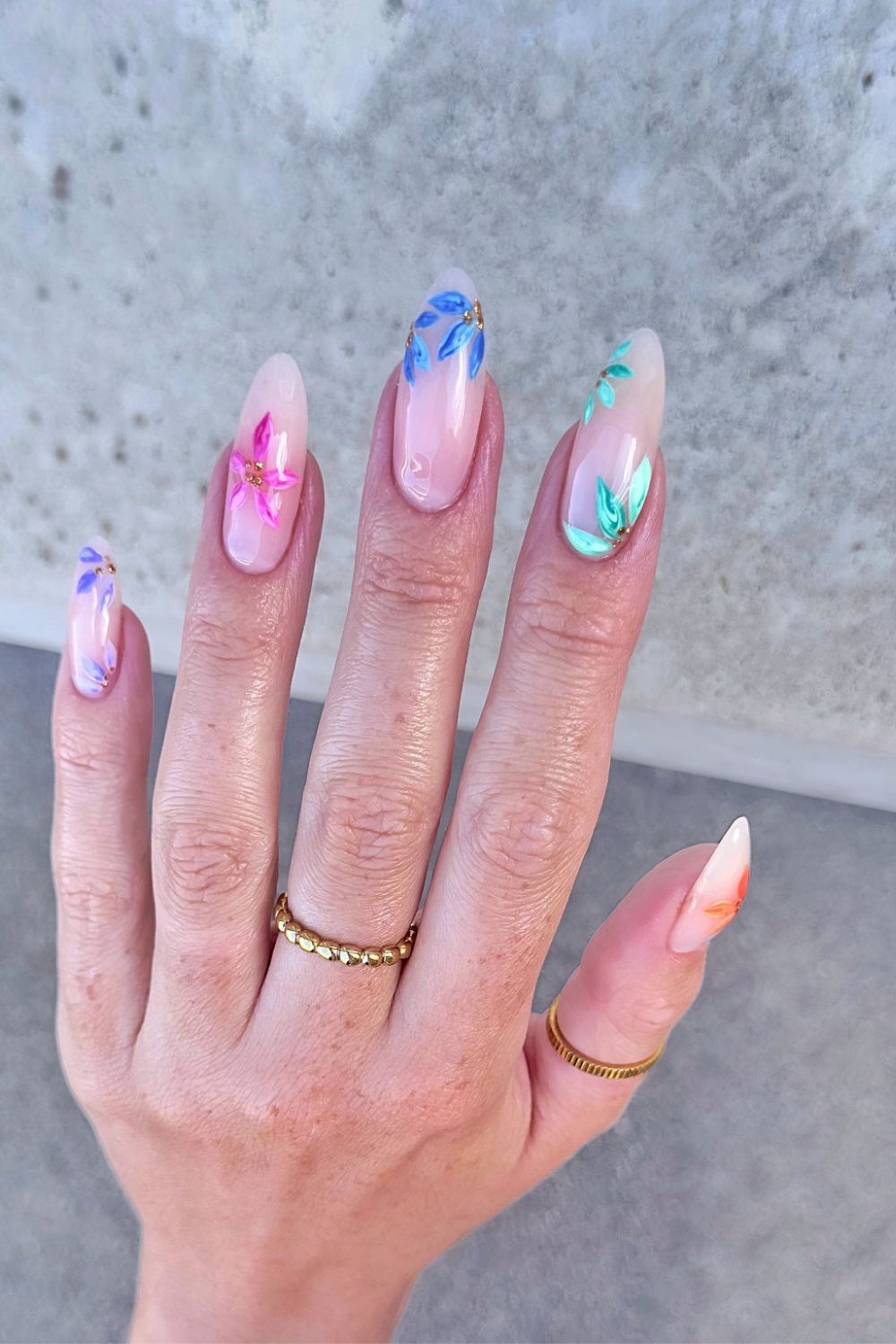 Glossy Tropical Blooms