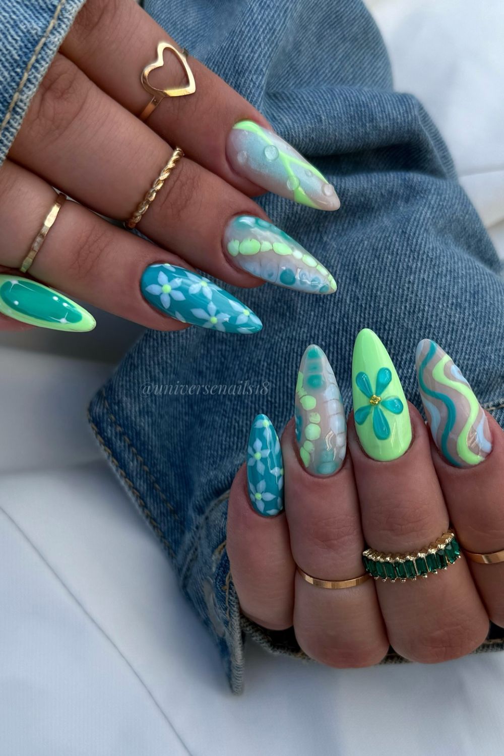 Blue-Green Bloom Mix
