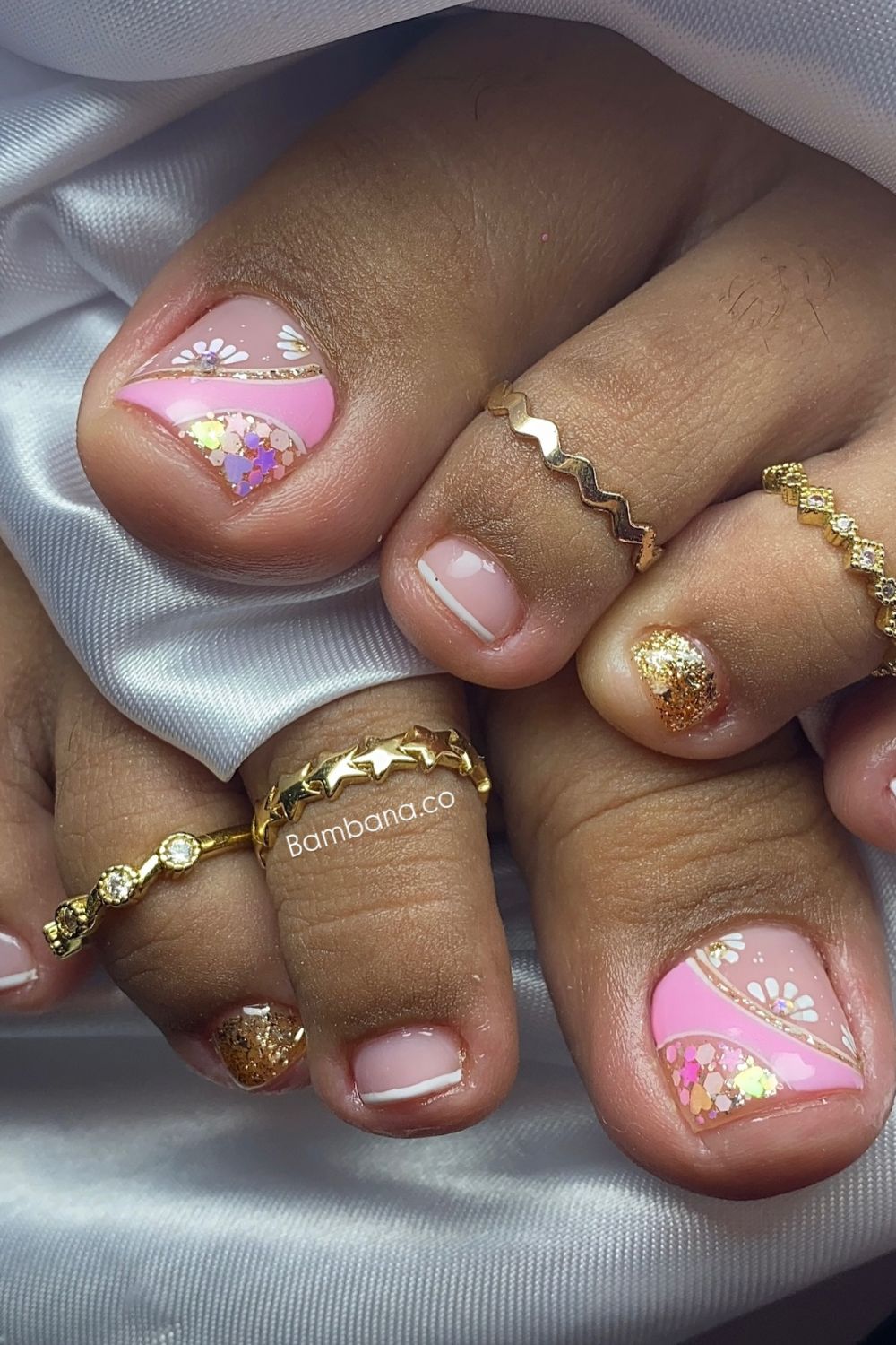 Soft Pink And Glitter