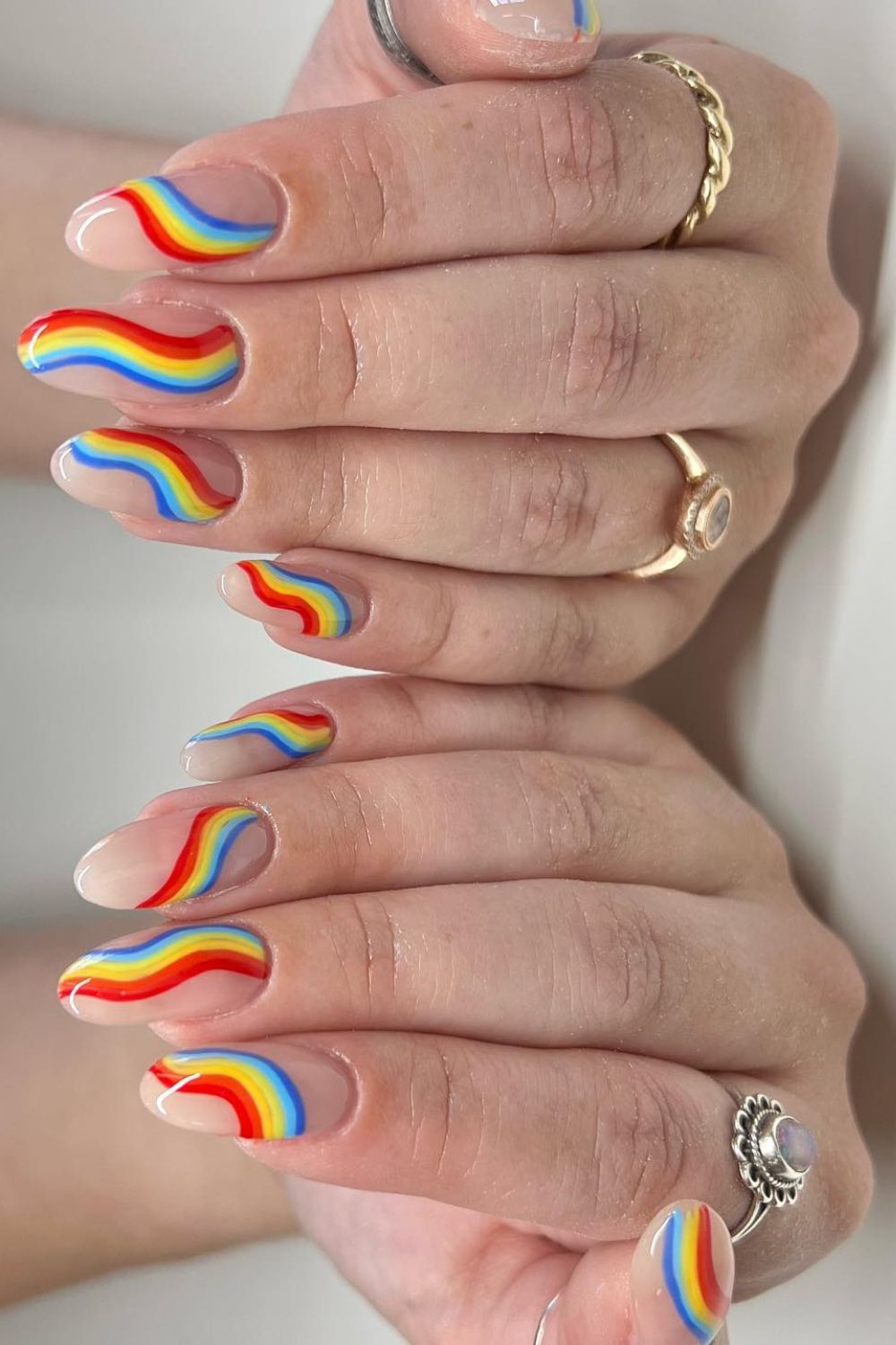 Bold Rainbow Waves