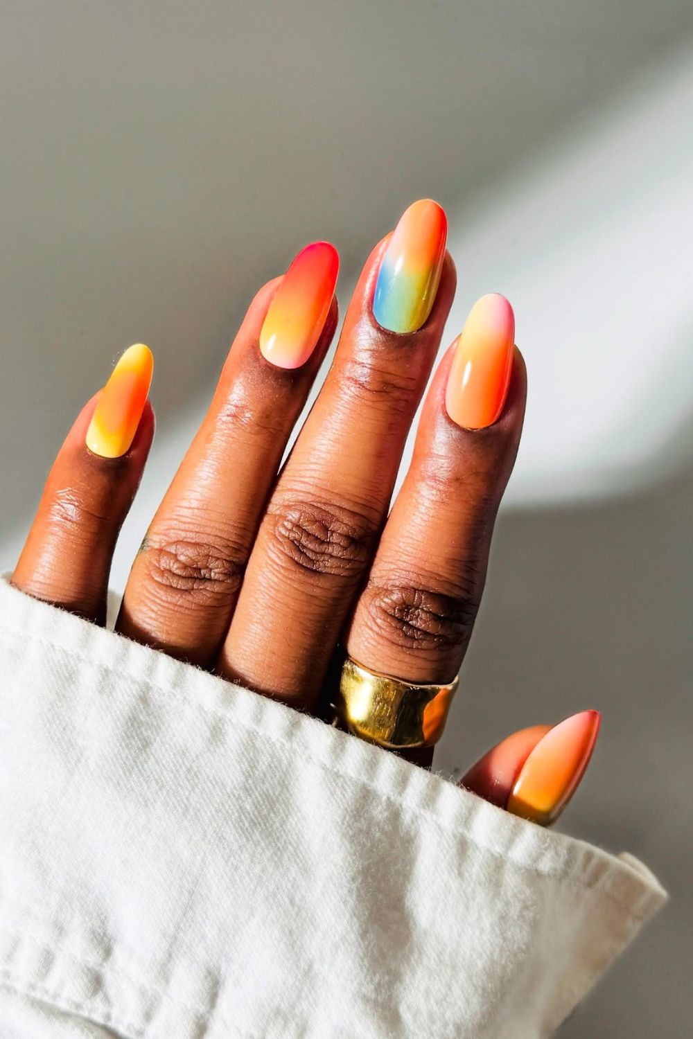 Neon Sunset Ombre