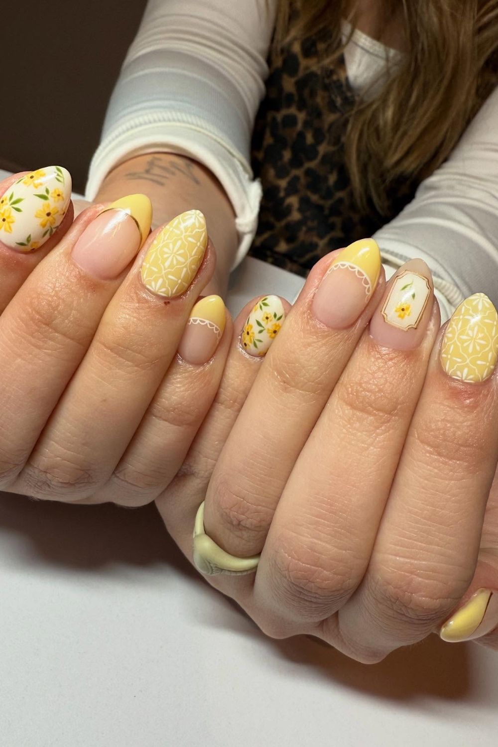 Patterned Yellow Florals