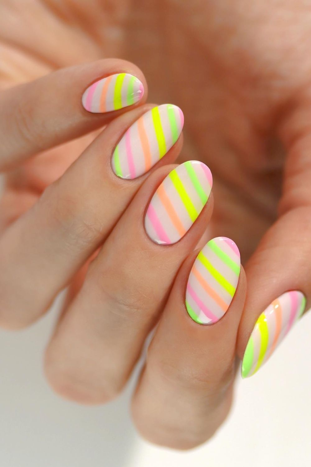 Neon Stripe Delight