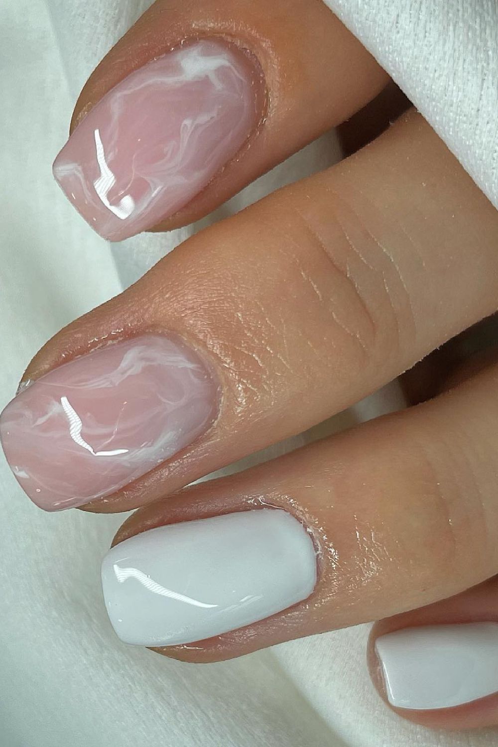 Marble White Duo