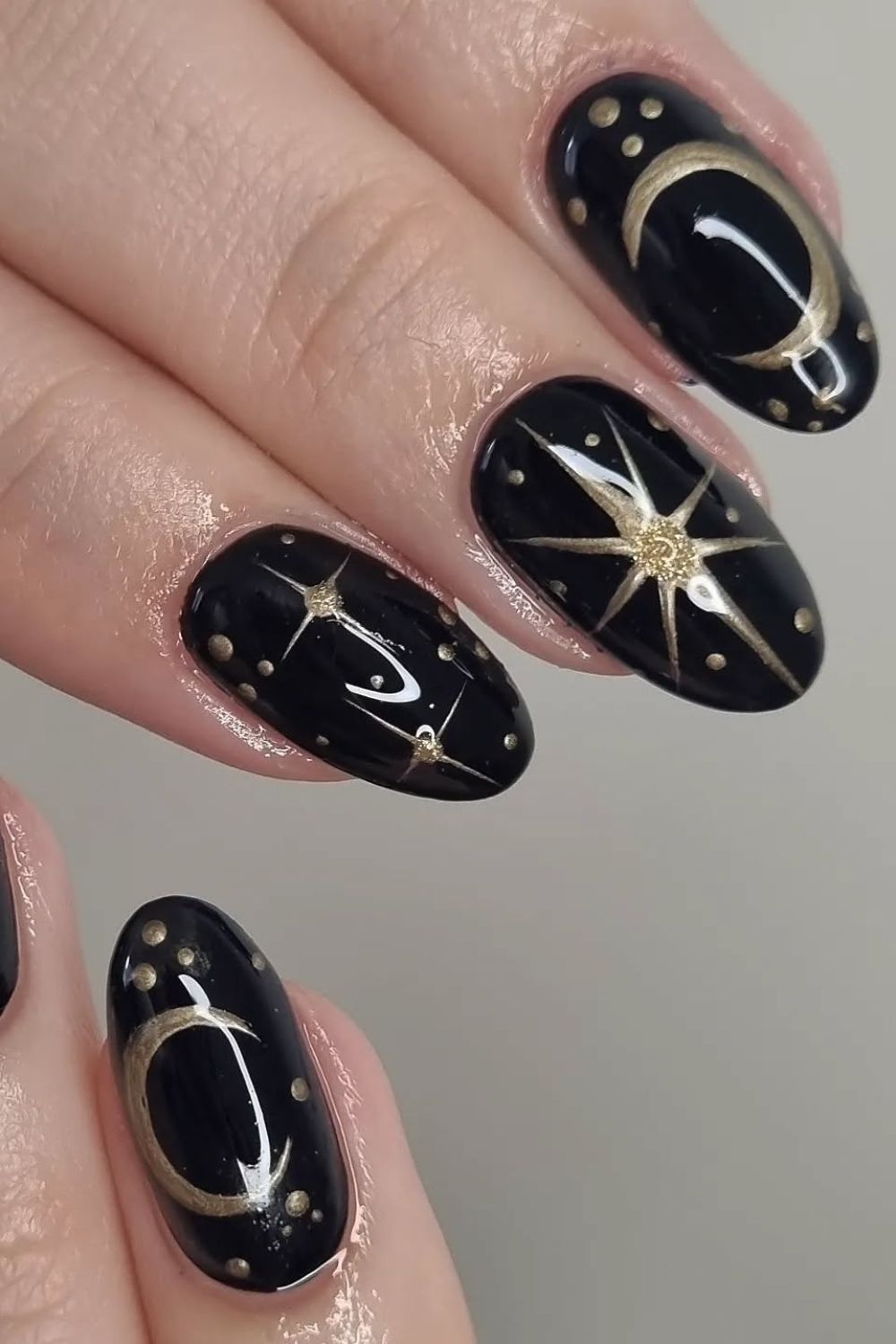 Starry Midnight Gold