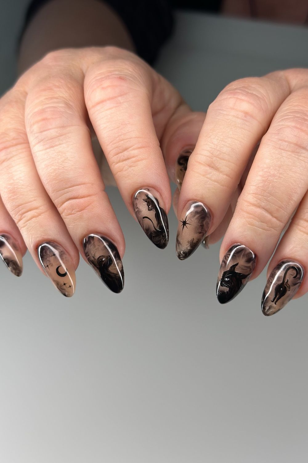 Smoky Witchy Cat Vibes