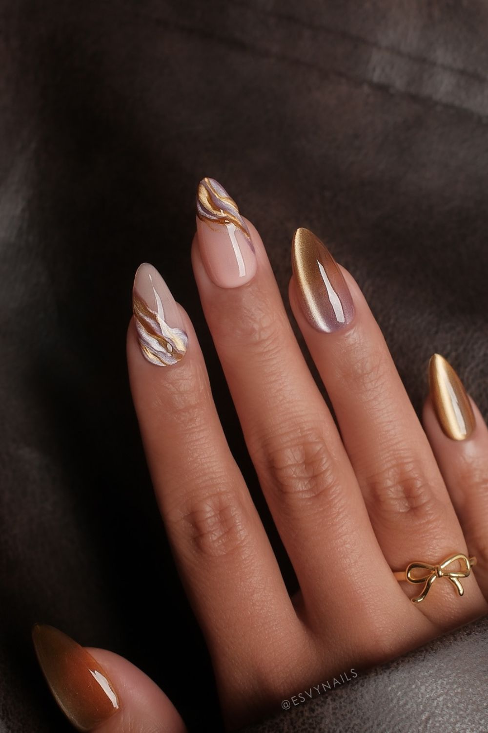 Metallic Gold Marble