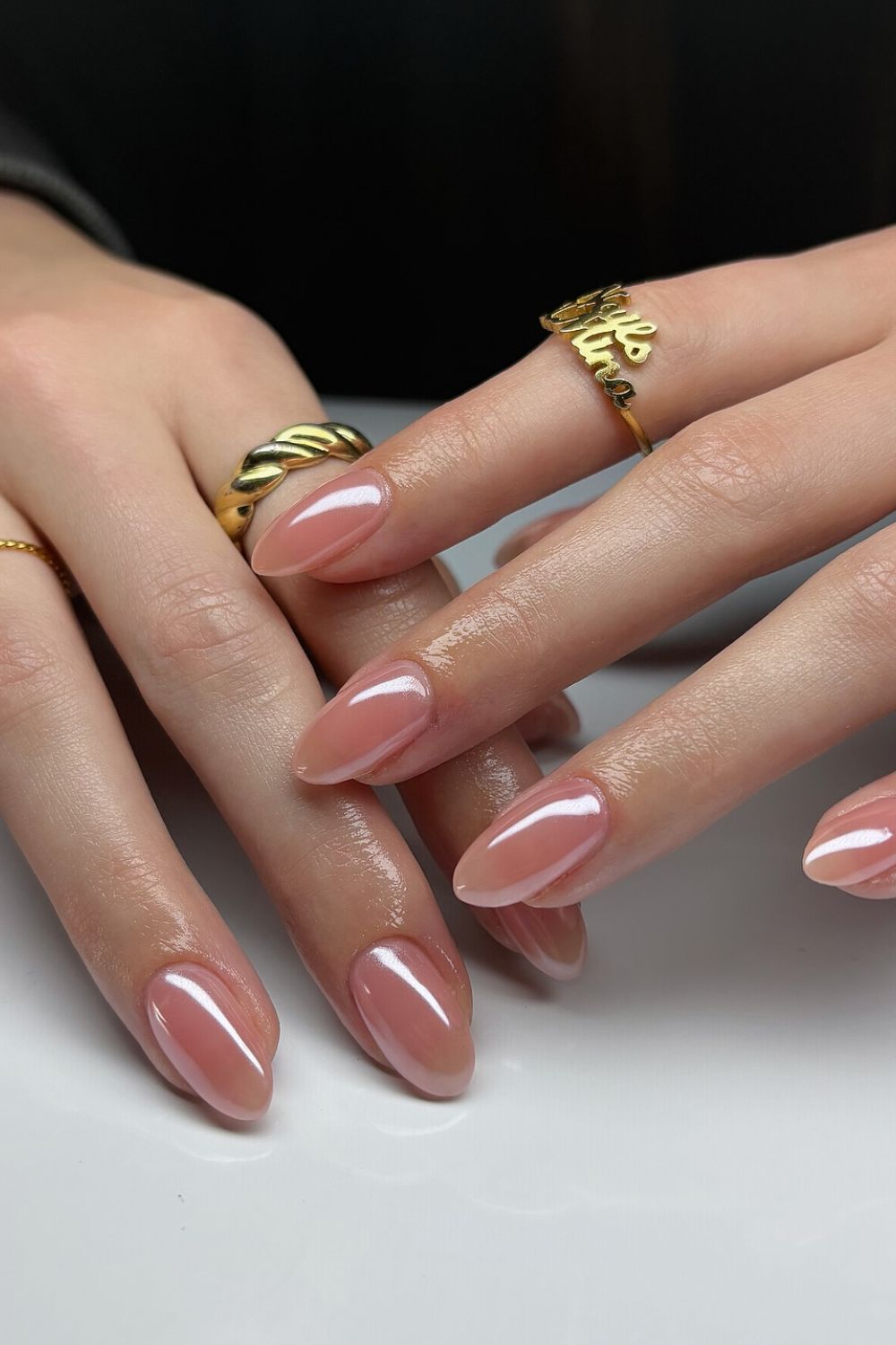 Glossy Nude Simplicity