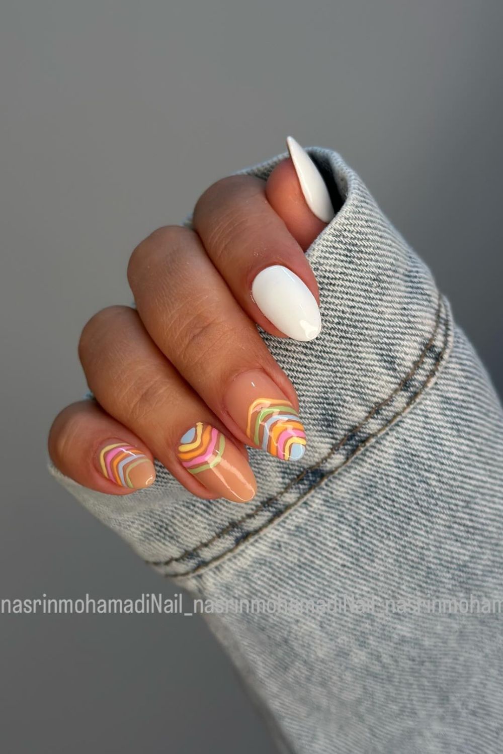 Rainbow Stripe Accent