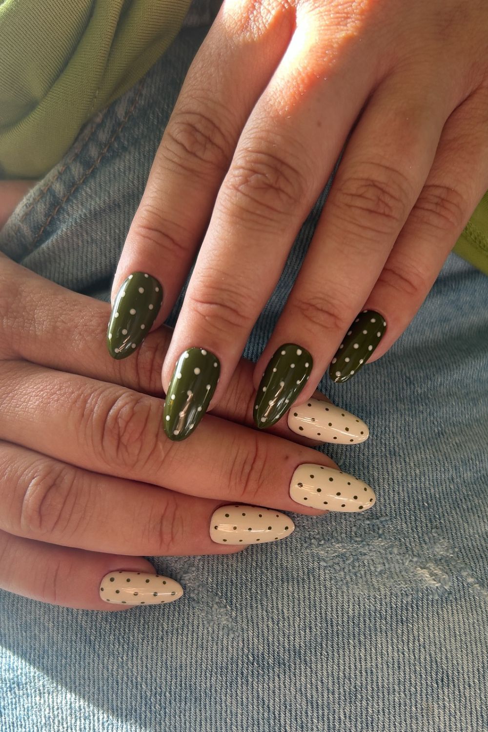 Earthy Contrast Dots