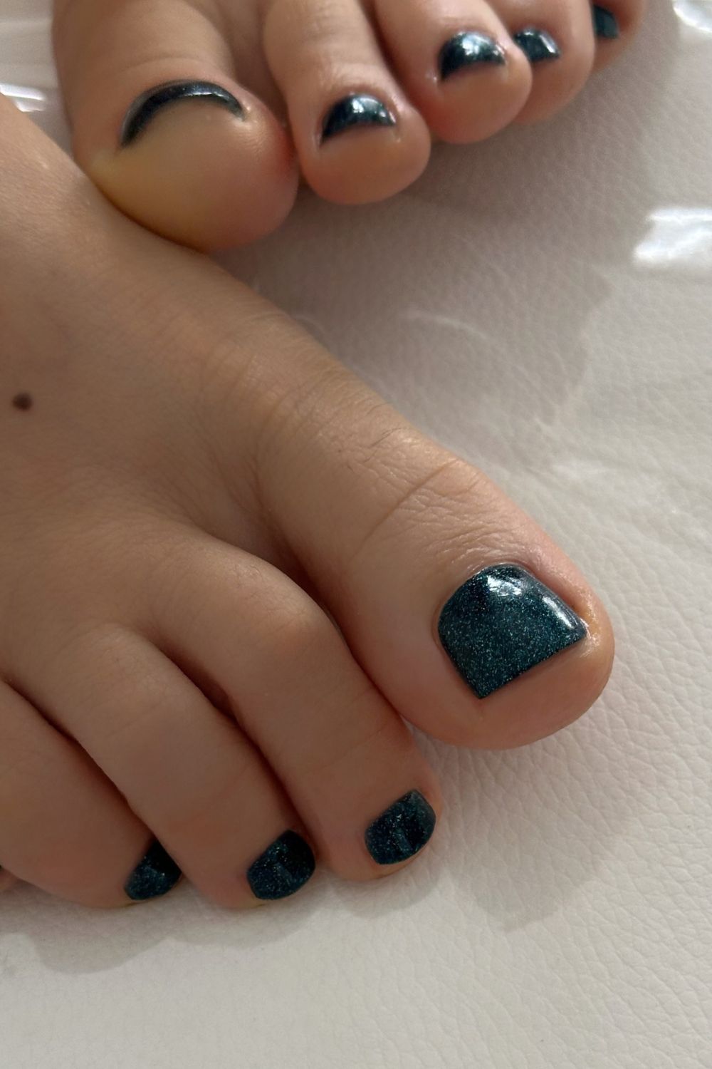 Midnight Teal Sparkle